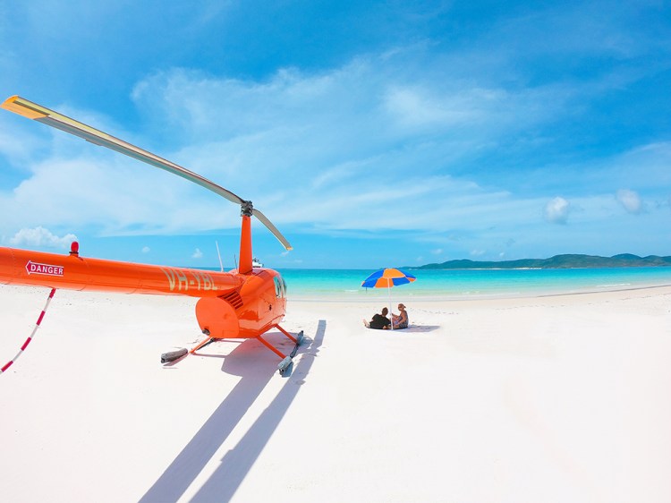 See the french riviera, cape town, australia's great ocean road and more by helicopter. Whitehaven Beach Helicopter Tour Scenic Flight Booker