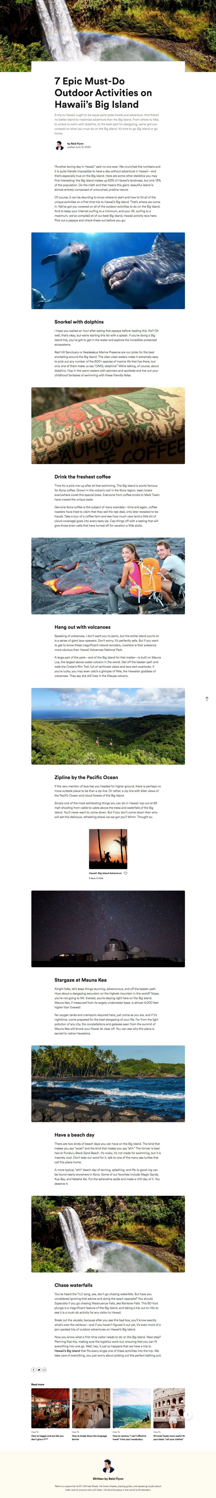You can connect with other students through activities like barbecues, trips to the north coast, and honolulu nights. Long Form Content Pieces Reid Flynn Copywriter