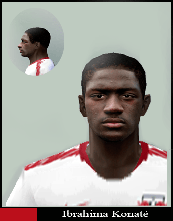 Ibrahima konaté | liverpool fc nombre: Ultigamerz Pes 6 Ibrahima Konate Rb Leipzig Face